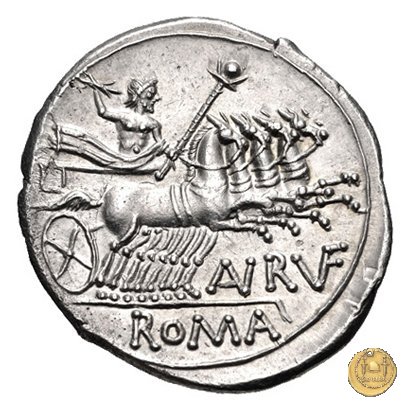 221/1 - denario T. Annius Rufus 144 BC (Roma)