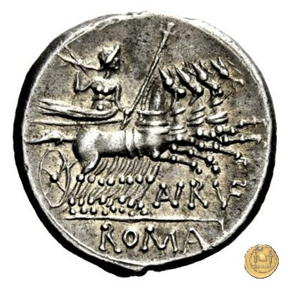 221/1 - denario T. Annius Rufus 144 BC (Roma)