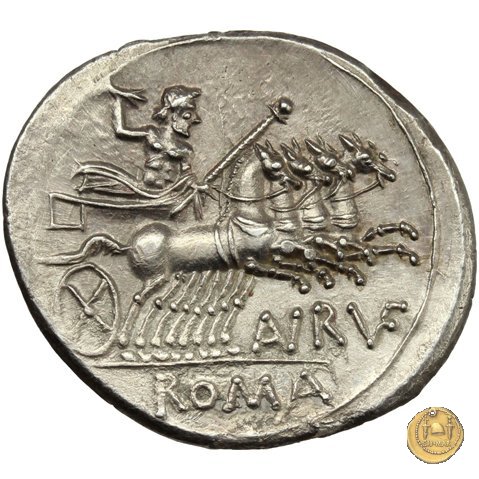 221/1 - denario T. Annius Rufus 144 BC (Roma)