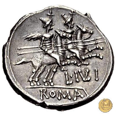 224/1 - denario L. Iulius 141 a.C. (Roma)