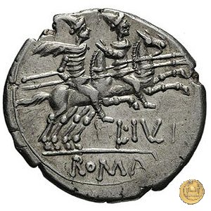 224/1 - denario L. Iulius 141 BC (Roma)