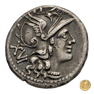 225/1 - denario L. Atilius Nomentanus 141 BC (Roma)