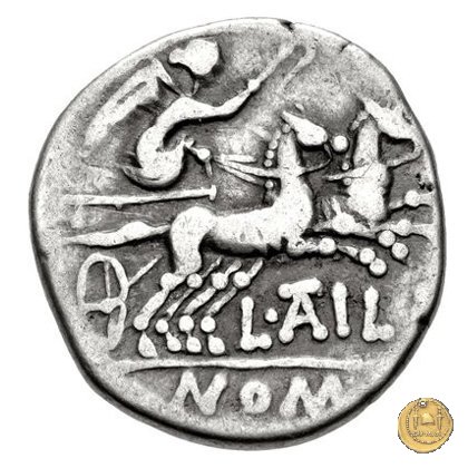 225/1 - denario L. Atilius Nomentanus 141 BC (Roma)
