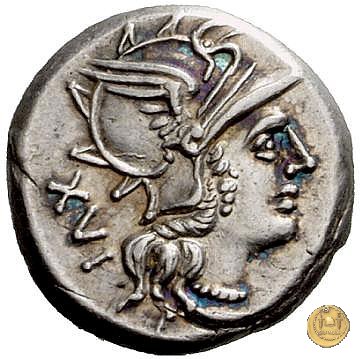 226/1 - denario C. Titinius 141 BC (Roma)