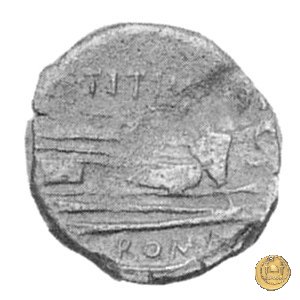 226/2 - semisse C. Titinius 141 BC (Roma)