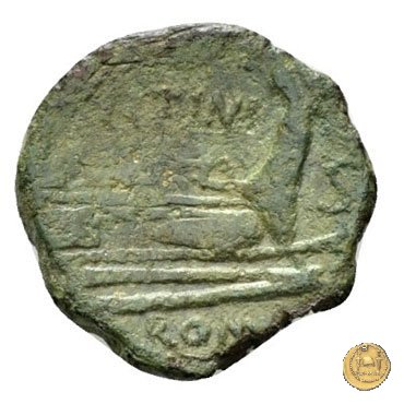 226/2 - semisse C. Titinius 141 BC (Roma)