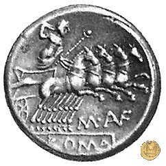 227/1 - denario M. Aufidius Rusticus 140 BC (Roma)