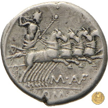 227/1 - denario M. Aufidius Rusticus 140 BC (Roma)