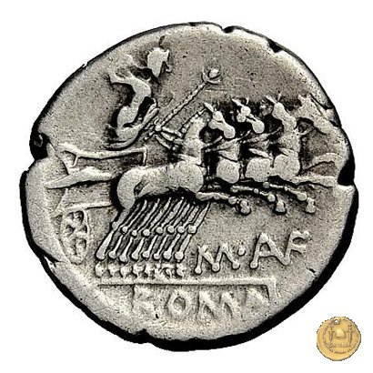 227/1 - denario M. Aufidius Rusticus 140 BC (Roma)