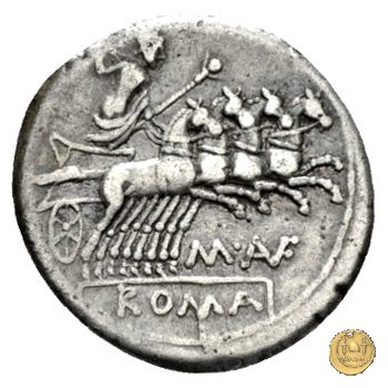 227/1 - denario M. Aufidius Rusticus 140 BC (Roma)