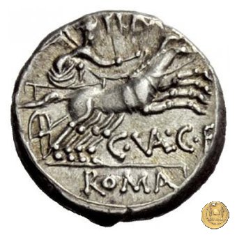 228/1 - denario C. Valerius C.f. Flaccus 140 BC (Roma)