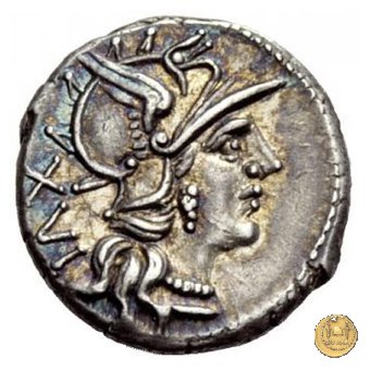 228/1 - denario C. Valerius C.f. Flaccus 140 BC (Roma)