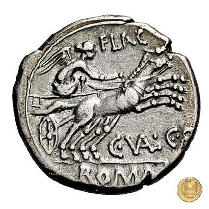 228/1 - denario C. Valerius C.f. Flaccus 140 BC (Roma)