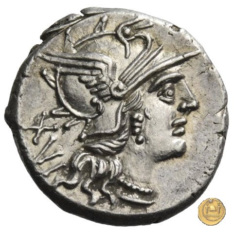 228/1 - denario C. Valerius C.f. Flaccus 140 BC (Roma)