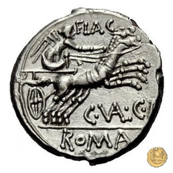 228/2 - denario C. Valerius C.f. Flaccus 140 BC (Roma)