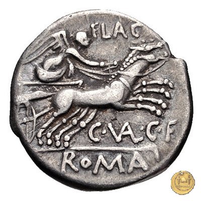 228/2 - denario C. Valerius C.f. Flaccus 140 BC (Roma)