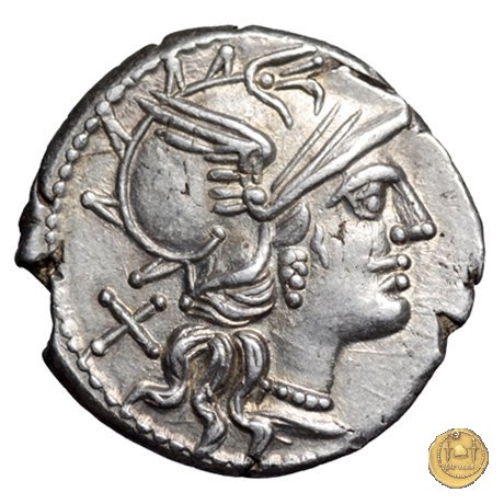 228/2 - denario C. Valerius C.f. Flaccus 140 BC (Roma)
