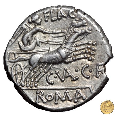 228/2 - denario C. Valerius C.f. Flaccus 140 BC (Roma)