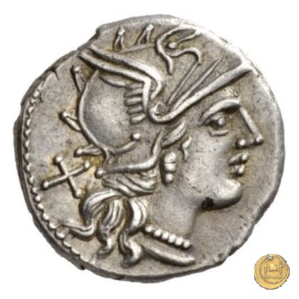 228/2 - denario C. Valerius C.f. Flaccus 140 BC (Roma)