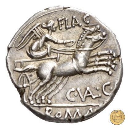 228/2 - denario C. Valerius C.f. Flaccus 140 BC (Roma)