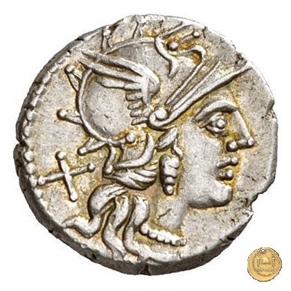 228/2 - denario C. Valerius C.f. Flaccus 140 BC (Roma)