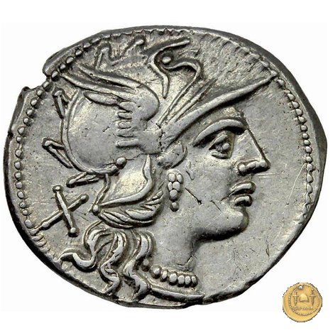 228/2 - denario C. Valerius C.f. Flaccus 140 BC (Roma)