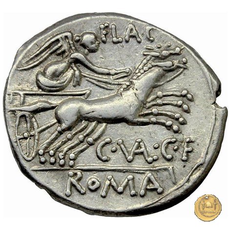 228/2 - denario C. Valerius C.f. Flaccus 140 BC (Roma)