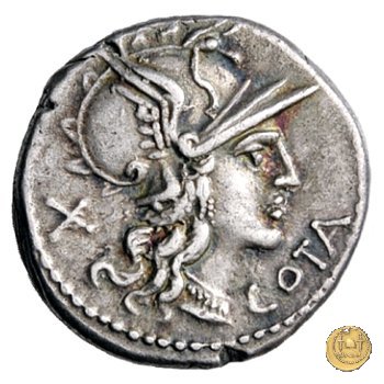 229/1 - denario M. Aurelius Cotta 139 BC (Roma)