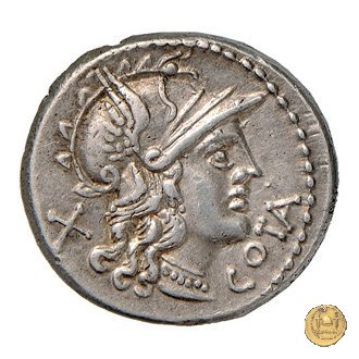 229/1 - denario M. Aurelius Cotta 139 BC (Roma)