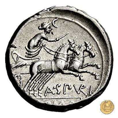 230/1 - denario A. Spurilius (oppure A. Spurius) 139 BC (Roma)