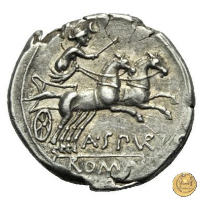 230/1 - denario A. Spurilius (oppure A. Spurius) 139 BC (Roma)