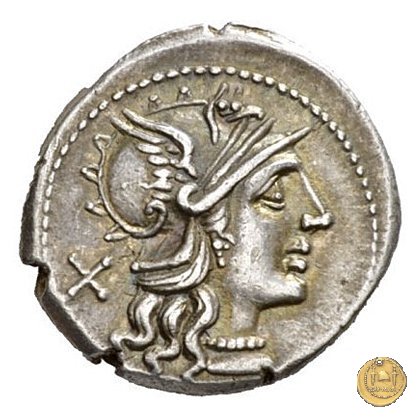 230/1 - denario A. Spurilius (oppure A. Spurius) 139 BC (Roma)