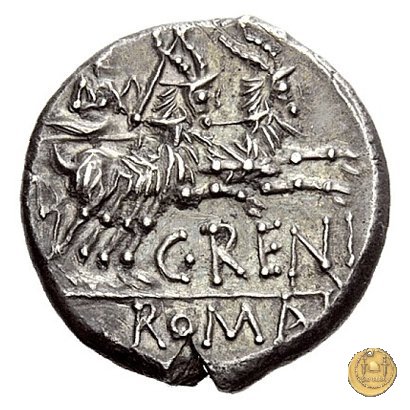 231/1 - denario C. Renius 138 BC (Roma)