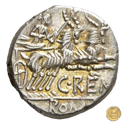 231/1 - denario C. Renius 138 BC (Roma)