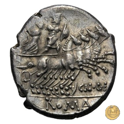 232/1 - denario Cn. Gellius 138 BC (Roma)