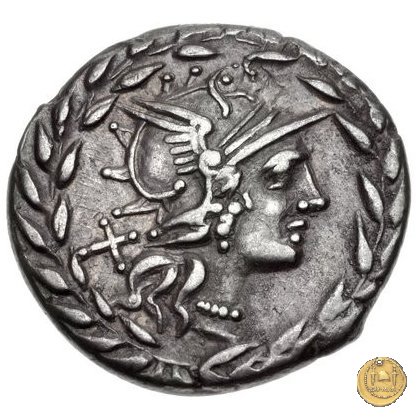 232/1 - denario Cn. Gellius 138 BC (Roma)