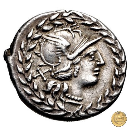 232/1 - denario Cn. Gellius 138 BC (Roma)