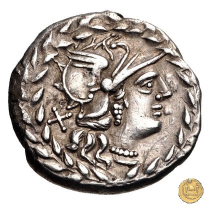 232/1 - denario Cn. Gellius 138 BC (Roma)