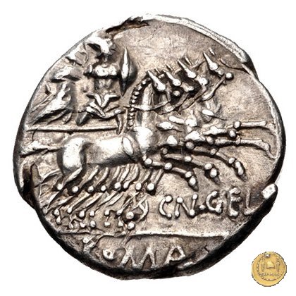 232/1 - denario Cn. Gellius 138 BC (Roma)