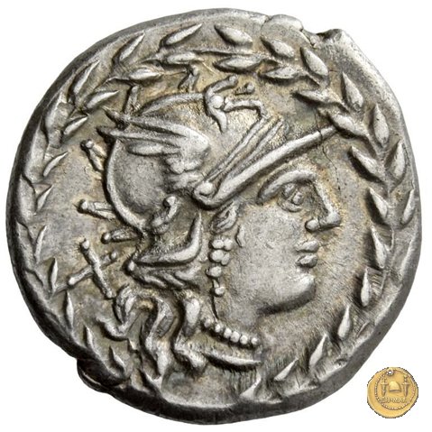 232/1 - denario Cn. Gellius 138 BC (Roma)