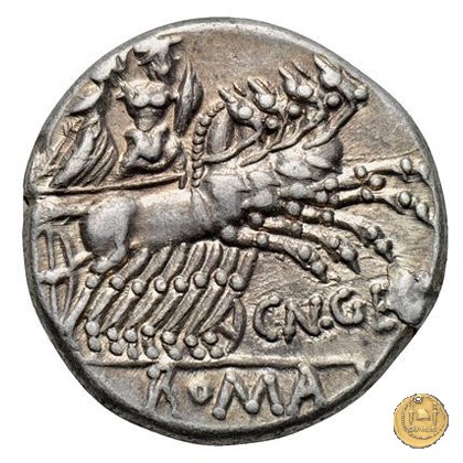 232/1 - denario Cn. Gellius 138 BC (Roma)