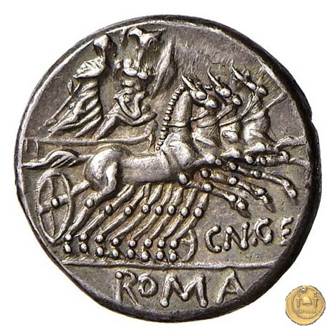 232/1 - denario Cn. Gellius 138 BC (Roma)