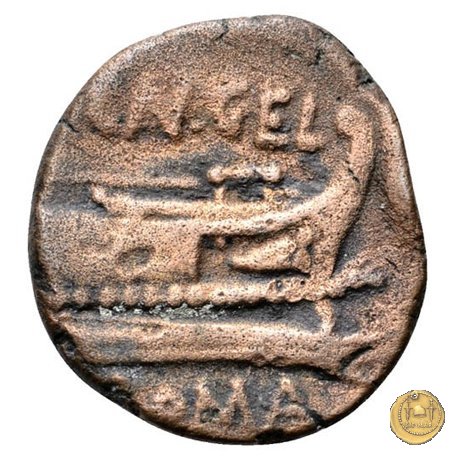 232/4 - quadrante Cn. Gellius 138 BC (Roma)