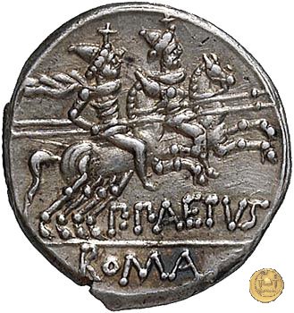 233/1 - denario P. Aelius Paetus 138 BC (Roma)