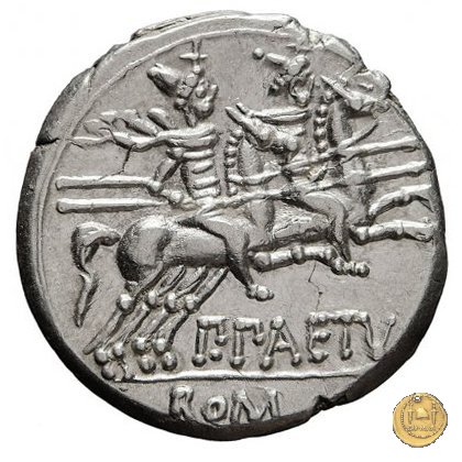 233/1 - denario P. Aelius Paetus 138 BC (Roma)