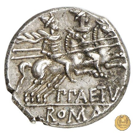 233/1 - denario P. Aelius Paetus 138 BC (Roma)