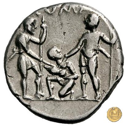 234/1 - denario Ti. Veturius 137 BC (Roma)