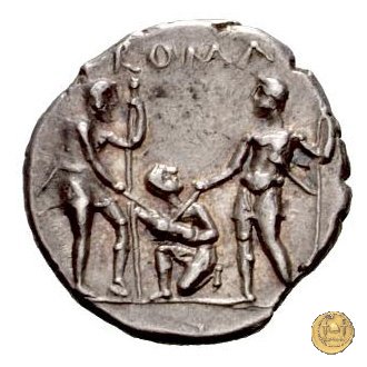 234/1 - denario Ti. Veturius 137 BC (Roma)