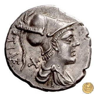 234/1 - denario Ti. Veturius 137 BC (Roma)