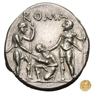 234/1 - denario Ti. Veturius 137 BC (Roma)